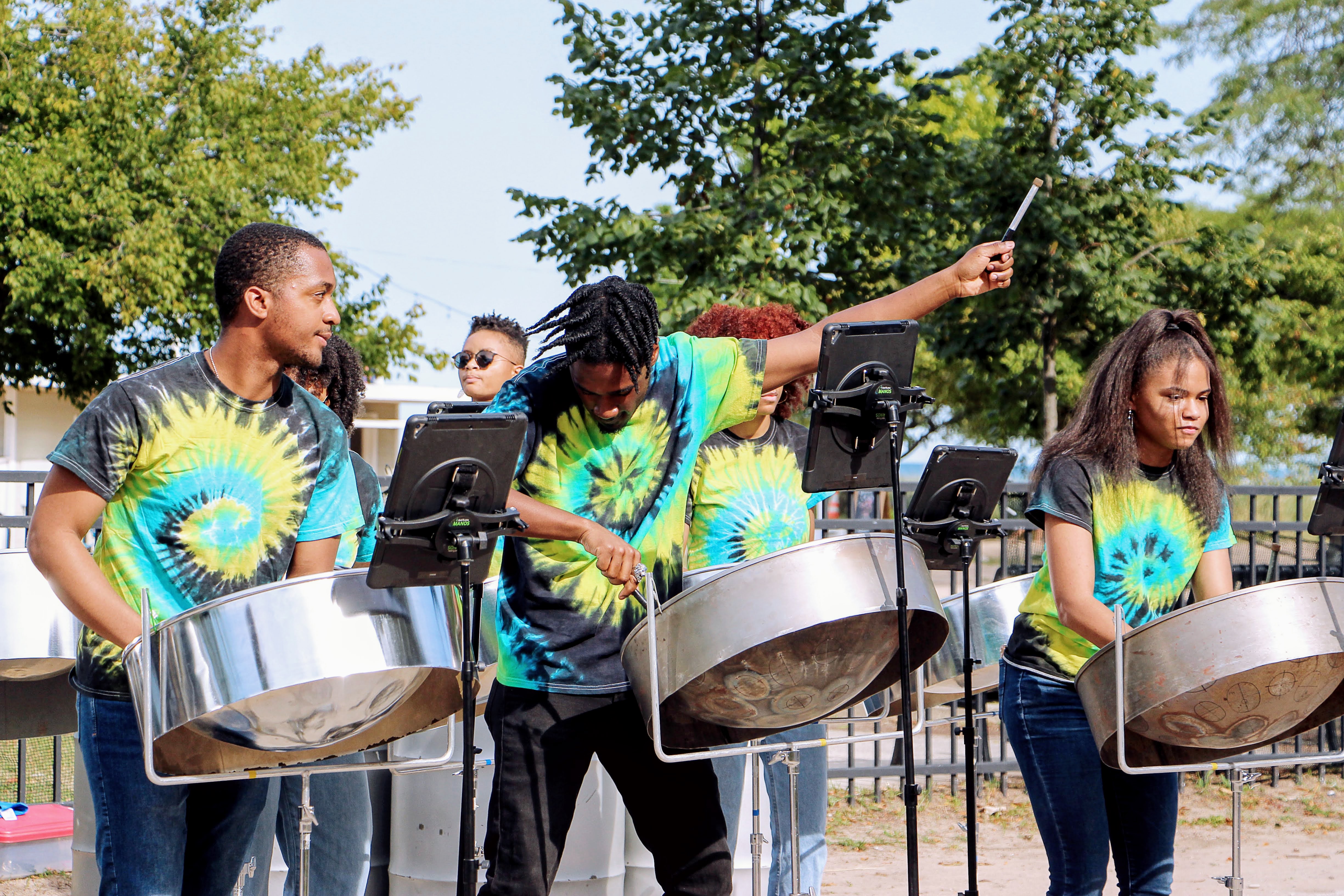 Steel shop pans music